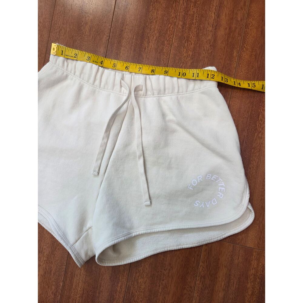 For Days Organic Cotton Lounge Soft Shorts Cream Cream White S - Picture 5 of 7